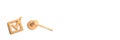 Checkbox and hammer of the judge. Check mark. The concept of a judicial decision. Referendum and electoral process. Resolution, ap