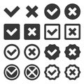 Checkbox Icon Set. Vector