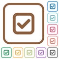 Checkbox simple icons