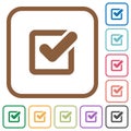 Checkbox simple icons