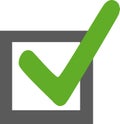 Checkbox vector icon