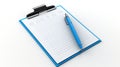 checkboxes checklist blue Royalty Free Stock Photo