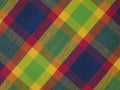 Checked fabric Royalty Free Stock Photo