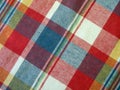 Checked fabric Royalty Free Stock Photo