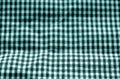 Checked fabric texture in blur effect in cyan tone