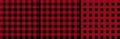 Checked lumberjack seamless pattern . Royalty Free Stock Photo