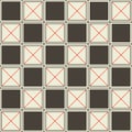 Checked plaid pattern. light brown color checkered gingham background. Can be use for any card, print, paper, backdrop, wrapping, Royalty Free Stock Photo