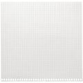 Checked spiral notebook page paper background isolated white chequered ring binder sheet flat lay copy space, horizontal squared Royalty Free Stock Photo