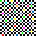 checker chess square multicolored abstract background vector