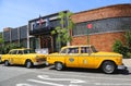 Checker Marathon taxi cars produced by the Checker Motors Corporation Royalty Free Stock Photo