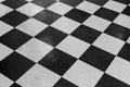 Checker Patterned Tile Floor Royalty Free Stock Photo
