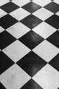 Checker Patterned Tile Floor