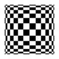 Checkerboard Abstract Illusion Square Design Pattern