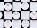 Checkerboard with checkers. Business strategy competition, strategic planning for winning success. Hobby. Royalty Free Stock Photo