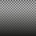 Checkerboard pattern. Bottom shading fade. Subtle grid texture. Vector transparency overlay.