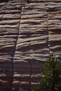Checkerboard pattern of cross current sandstone layers