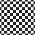 Checkerboard seamless pattern. Black and white abstract, geometric infinite background. Square repeating texture. Modern