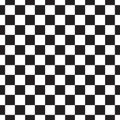 Checkerboard seamless pattern. Black and white abstract, geometric infinite background. Square repeating texture. Modern