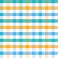 Checkered background in orange and green Royalty Free Stock Photo