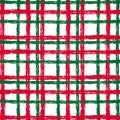 Checkered christmas grunge pattern