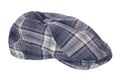 Checkered cloth cap Royalty Free Stock Photo