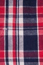 Checkered cloth close up