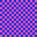 Checkered colorful Y2K seamless pattern. Vector abstract brutalist retro background