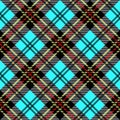 Checkered diagonal plaid seamless pattern. Vector illustration. Flat design. No gradient. No transparent