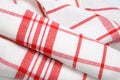 Checkered dishtowel Royalty Free Stock Photo