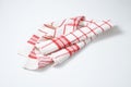 Checkered dishtowel Royalty Free Stock Photo