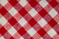 Checkered fabric background