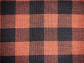 Checkered Fabric Cloth Texture Background Design Image Closed View
