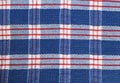 Checkered fabric plaid texture. Traditional Scottish pattern. Cloth background Royalty Free Stock Photo