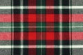 Checkered fabric texture Royalty Free Stock Photo