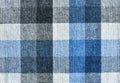 Checkered fabric texture background Royalty Free Stock Photo
