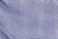 Checkered fabric texture. Cloth background Royalty Free Stock Photo