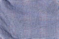 Checkered fabric texture Royalty Free Stock Photo