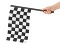 Checkered final flag Royalty Free Stock Photo