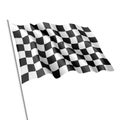 Checkered flag Royalty Free Stock Photo