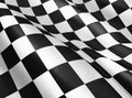 Checkered flag Royalty Free Stock Photo