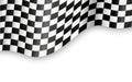 Checkered flag background Royalty Free Stock Photo