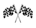 Checkered Flag, Chequered Flags Motor Racing Sports