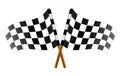 Checkered flag Royalty Free Stock Photo