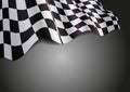 Checkered flag. Vector illustration Royalty Free Stock Photo