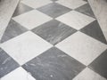 Checkered floor