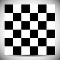 Checkered geometric pattern. Abstract uncolored pattern with squares / rectangles