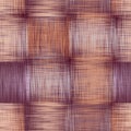 Checkered grunge striped seamless pattern in violet, beige,white colors Royalty Free Stock Photo