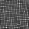 Checkered handdrawn seamless pattern