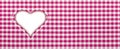 Checkered heart patch