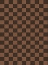 Checkered pattern brown color Royalty Free Stock Photo